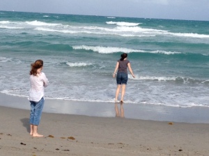 Susan and Virginia at Dania Beach
